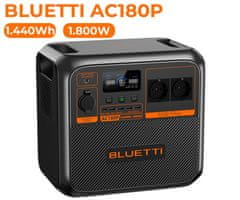 BLUETTI AC180P prijenosna stanica za punjenje 1800W/1440Wh