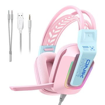 Onikuma ONIKUMA X13 gaming slušalice (roze)