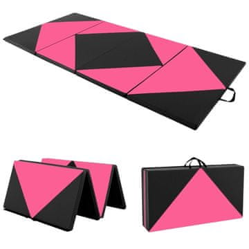 Northix Sklopiva gimnastička prostirka 240x120x5 cm s PU navlakom i EPE pjenom