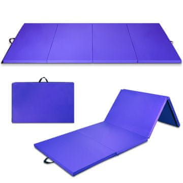 Northix Velika sklopiva gimnastička prostirka 300x116x5 cm s PU navlakom i EPE pjenom