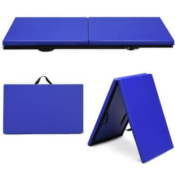 Northix Sklopiva gimnastička prostirka 180x60x4 cm s PU i EPE pjenom