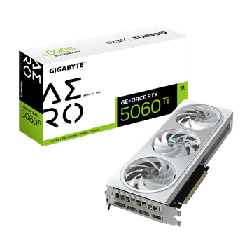 Gigabyte GeForce RTX 5060 Ti AERO OC 16G grafička kartica, 16GB GDDR7 (GV-N506TAERO OC-16GD)