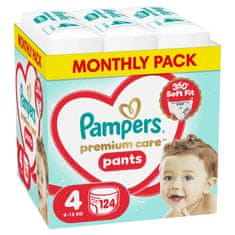 Pampers Premium Care Pants pelene gaćice, veličina 4, 9–15 kg, 124/1