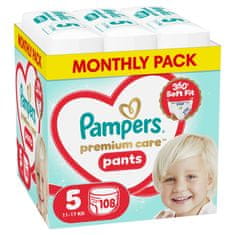 Pampers Premium Care Pants pelene gaćice, veličina 5, 11–17 kg, 108/1