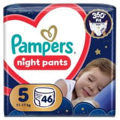 Pampers Night Pants pelene gaćice, veličina 5, 11–17 kg, 46/1