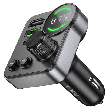 Hoco E86 FM Transmiter, bluetooth, hands-free uređaj + auto punjač 48W USB A 18W i USB-C 30W
