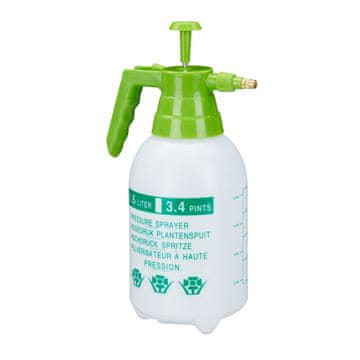 Northix Ručni tlačni raspršivač 1.5 L mesing mlaznica vrtni