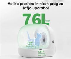 PetKit Pura Max 2 pametna kutija za pijesak za mačke, 76 l