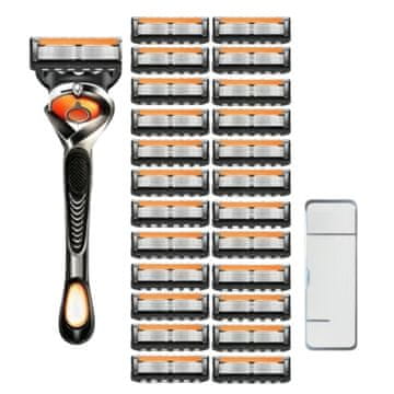 FRILLA® Podesivi brijač s 24 oštrice – glatko i sigurno brijanje | MENZORS