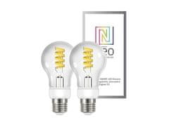 Immax Set LED žarulja (07089B) NEO Smart LED filament bulb set 2xE27 5W warm cold white dimmable Zigbee