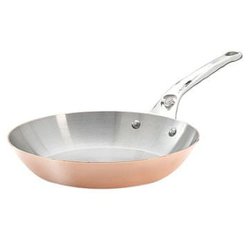 de Buyer Tava de Kupac 6224.20 PRIMA MATERA, bakar, oblik lionske tave, ručka od nehrđajućeg čelika, promjer 20 cm, visina 4 cm, težina 1,3 kg