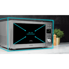 Cecotec Mikrovalna pećnica Cecotec GrandHeat 2010 Flatbed Steel
