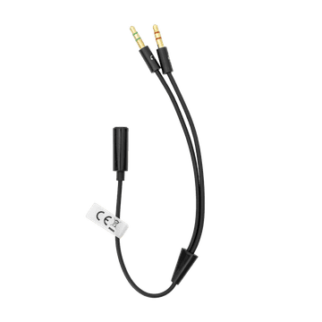 S-box ADAPTER 3,5 mm ženski 4-polni → 2 × 3,5 mm muški 3-polni