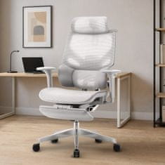 Mark Adler Ergonomska okretna stolica Expert 8.7 Siva mrežasta