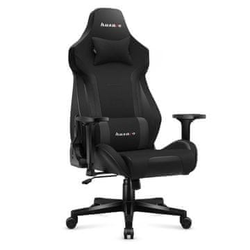 Huzaro Ergonomska igraća stolica Force 7.6 crna tkanina