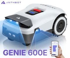 ANTHBOT GENIE 600E pametna robotska kosilica, RTK GPS + AI 3D Vision, IPX6, WIFI, 4G, BT