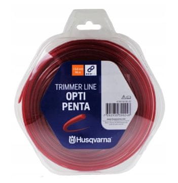 Husqvarna Rezna struna za trimere i kosilice Husqvarna Opti Penta 3,0 mm x 56 m jaka