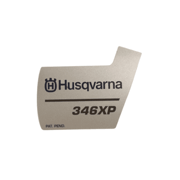 Husqvarna Originalna naljepnica poklopca startera za Husqvarna 346XP