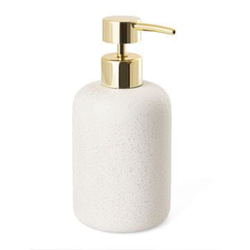 Dozator sapuna 400 ml AWD INTERIOR 1912 Bonita bijelo-zlatni keramički pribor