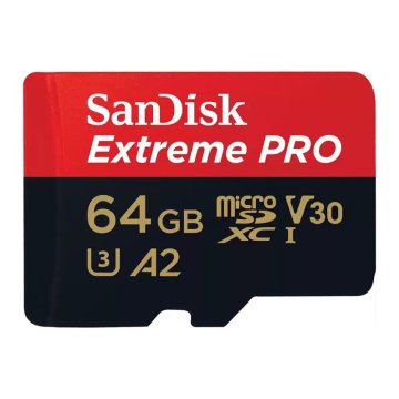 SanDisk Extreme Pro microSDXC 64GB 200MB/s + adapter