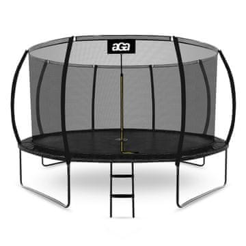 Aga SPORT EXCLUSIVE Trampolin 366 cm Crna + zaštitna mreža + ljestve