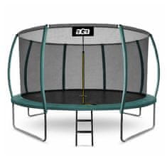 Aga SPORT EXCLUSIVE Trampolin 366 cm Crna + zaštitna mreža + ljestve