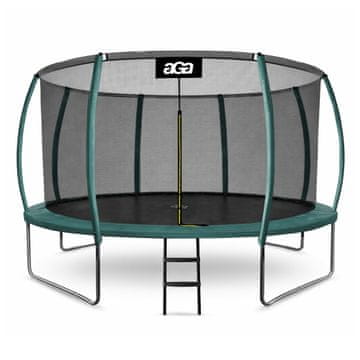 Aga SPORT EXCLUSIVE Trampolin 366 cm Crna + zaštitna mreža + ljestve