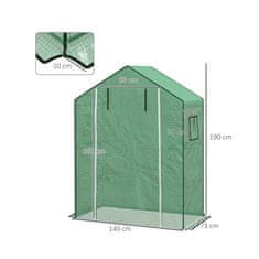 Aga Vrtni folijarnik 140x73x190 cm