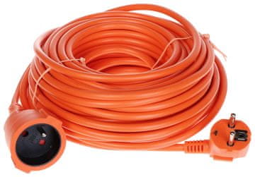 PRODUŽNI KABEL S UZEMLJENJEM PS-3X1.5-20M/NARANČASTI 20m