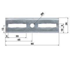 Delta Uchvat na stup bru-2
