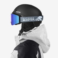 Outdoor master Skijaške naočale Falcon Cylindrical ZEISS VLT 27% + dodatna žuta leća VLT 91%, crni okvir – plava ML leća