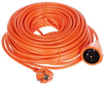 PRODUŽNI KABEL S UZEMLJENJEM PS-3X1.5-30M/NARANČASTI 30m