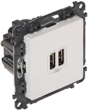 LEGRAND LE-753112 Valena Life 2 USB PORTA 2.4A/5V UTIČNICA ZA PUNJENJE