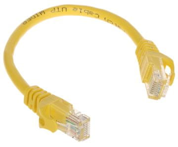 Delta Patchcord rj45/0.2-žuti 0,2 m