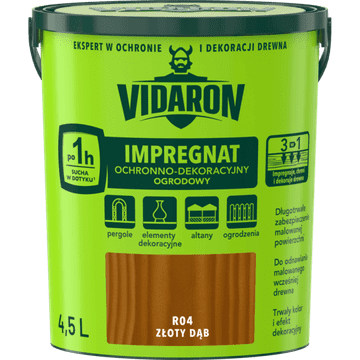 VIDARON VRTNA IMPREGNACIJA ANTRACIT HRAST R04 4,5L