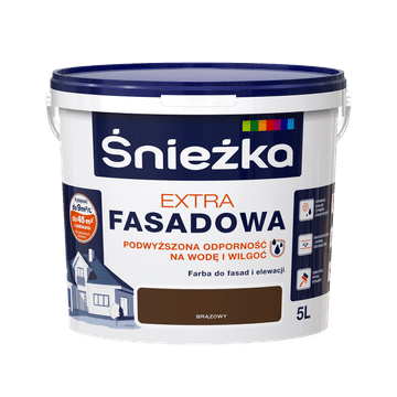 ŚNIEŻKA EXTRA VANJSKA BOJA ZA ZIDOVE FASADNA SMEĐA 5L