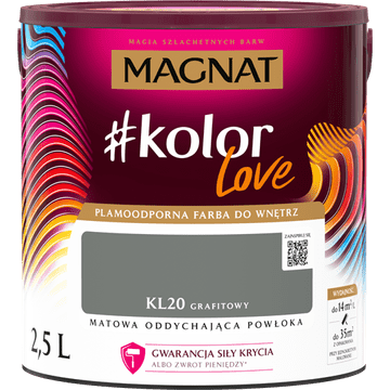 Śnieżka Magnat #kolorLove KL20 grafitni 2,5L