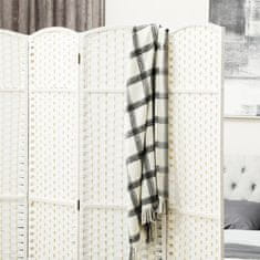 Homestar Pregrada za sobu 4 panela sklopivi paravan 160x16x170 cm bijela