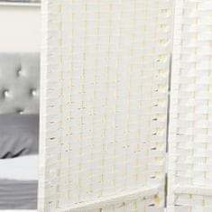 Homestar Pregrada za sobu 4 panela sklopivi paravan 160x16x170 cm bijela