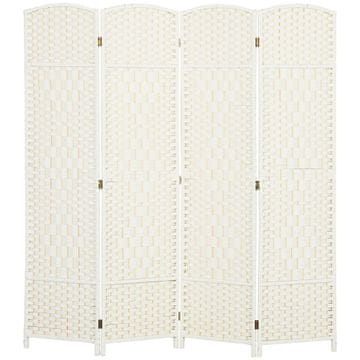 Homestar Pregrada za sobu 4 panela sklopiva 180x17x180 cm bijela