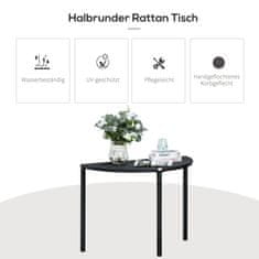 Homestar Balkonski stol 100x50x74 cm Crni