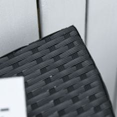 Homestar Balkonski stol 100x50x74 cm Crni