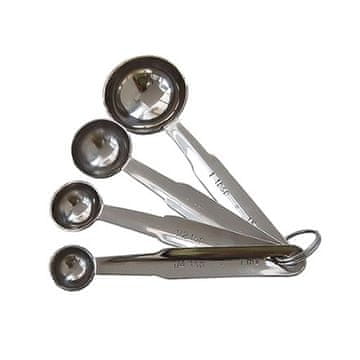 de Buyer Set mjernih čaša 4827.01, 4 kom, nehrđajući čelik, 1/1,5/5/15 ml