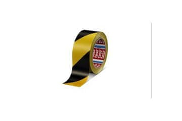 Tesa Upozoravajuća traka Self-adhesive PVC warning tape, 60760, 33 m x 50 mm, black-yellow