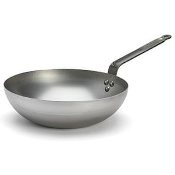 de Buyer WOK tava 5617.28, MINERAL B, WOK, rounded, diameter 28 cm