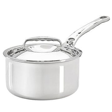 de Buyer Lonac, 3746.20 AFFINITY, saucepan, lid, stainless steel, stainless steel handle, diameter 20 cm, volume 3.3 L