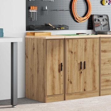 Vidaxl Ormar za garažu Artisan hrast 30x51x85 cm