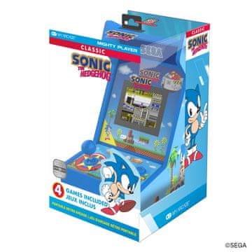 My Arcade Mighty Player 11 Sonic The Hedgehog retro arkadna konzola, prijenosna (međunarodni AC adapter)