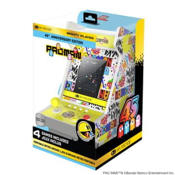 My Arcade Mighty Player 11 Pac-Man 45th Anniversary retro arkadna konzola, prijenosna (međunarodni AC adapter)