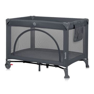 Lionelo Putni krevetić Laura, sivi (sivi beton)